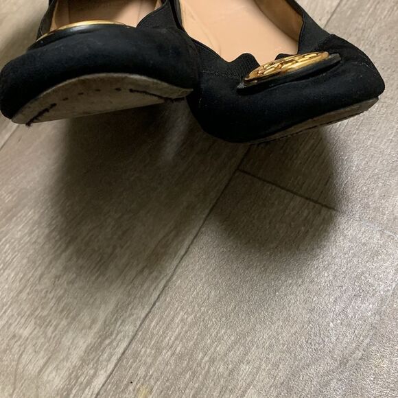 Womens Tory Burch Suede Carolina Ballet Flats Shoes - Picture 5 of 11